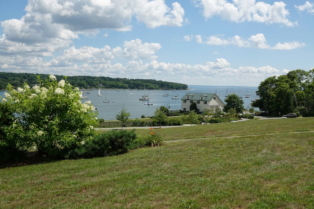 View from Belfast Common toward Penobscot Bay